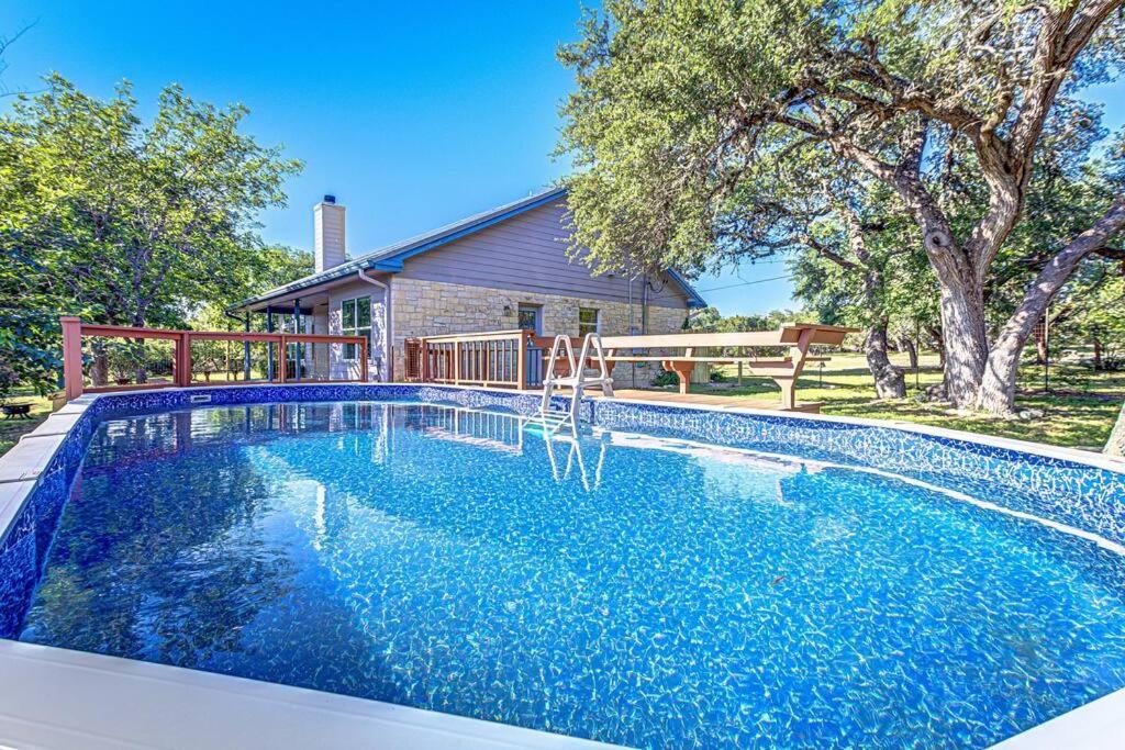 New Listing! 4 Bdrm Hill Country Home With Pool Austin Bagian luar foto